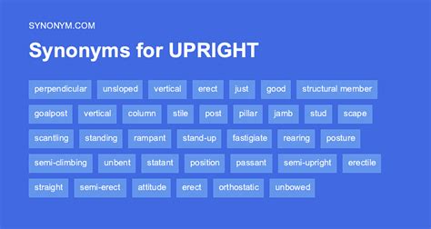 upright synonym